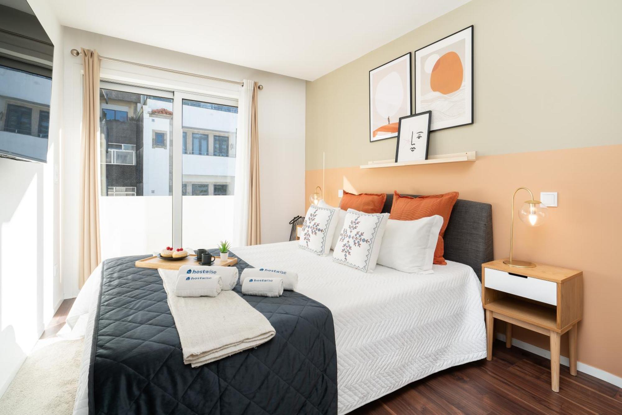 Host Wise - Restful Minimalist Flat - Balcony Apartment Porto Ngoại thất bức ảnh